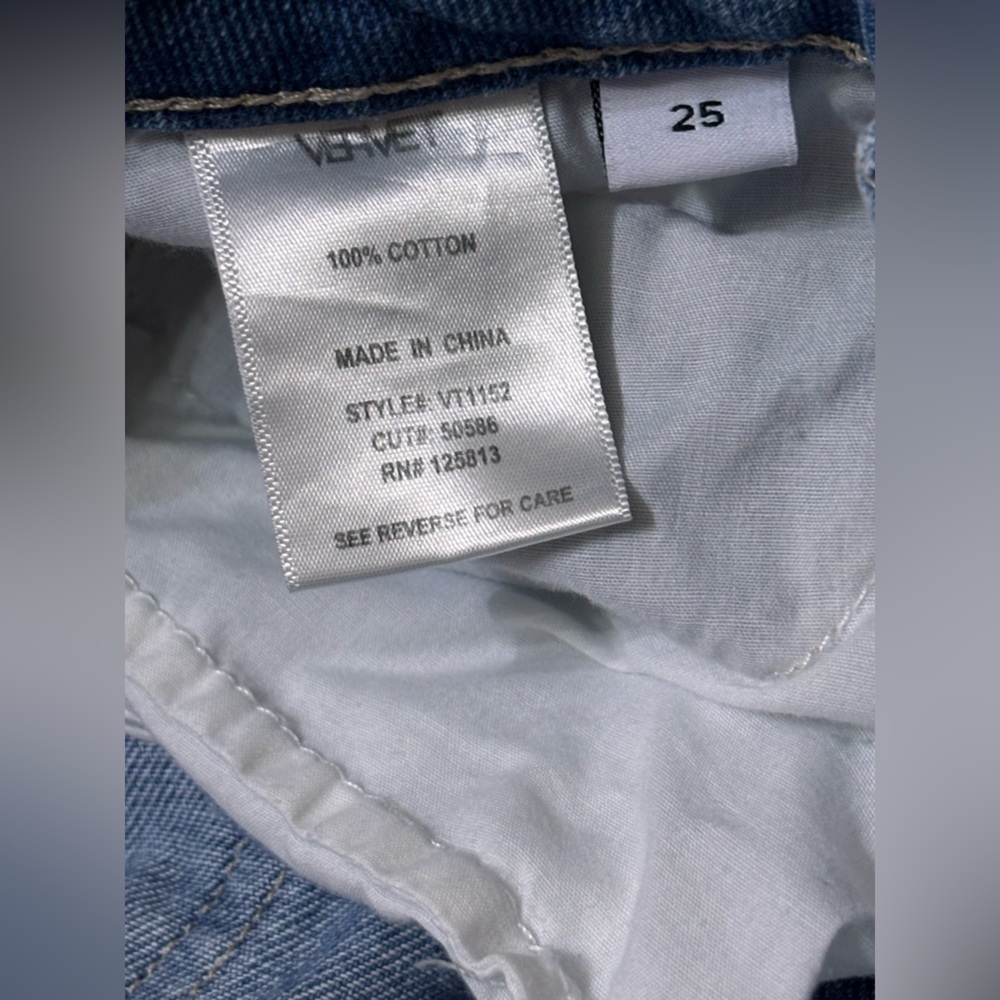 Vervet Distressed Blue Jeans Sz 25 - Picture 6 of 6